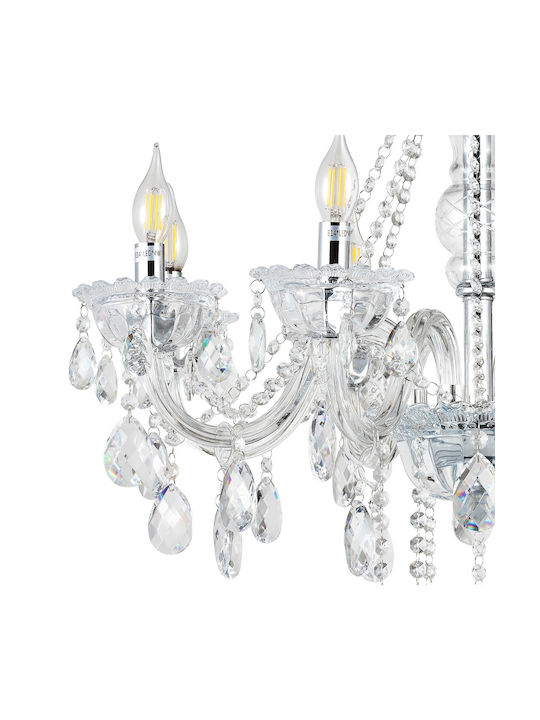 Artekko Chandelier with Crystals Transparent 023-3028