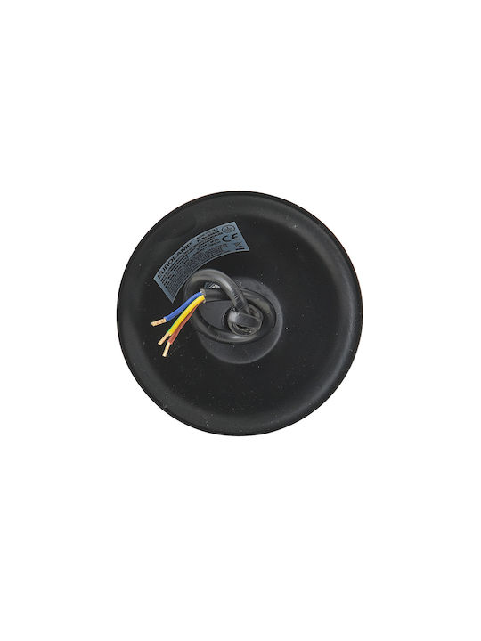 Eurolamp Полилей 3xE14 с Кристали Черен 144-47012