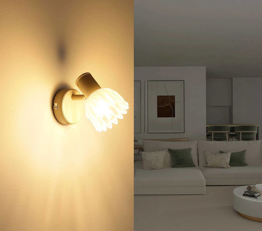 Globo Lighting Spot Monospot Cu Bază De Bec E14 În Culoare Bej