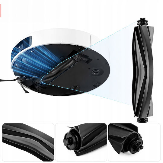 Set de accesorii cu 16 piese compatibil cu aspiratoarele robot Dreame X40 Ultra X40 Master X40 Pro L40 Ultra Mova P10 Pro Ultra P50 Ultra P50 Pro Ultra Perii principale laterale mopuri