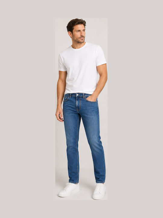 Herren Jeanshosen Entspannt Verjüngt Passform Blau