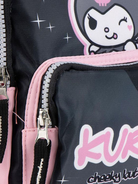 Cerda Hello Kitty Kuromi Free Time Schulranzen Rucksack 19 x 8 x 23cm