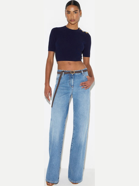 Women's Jeans Pants in Palazzo Fit