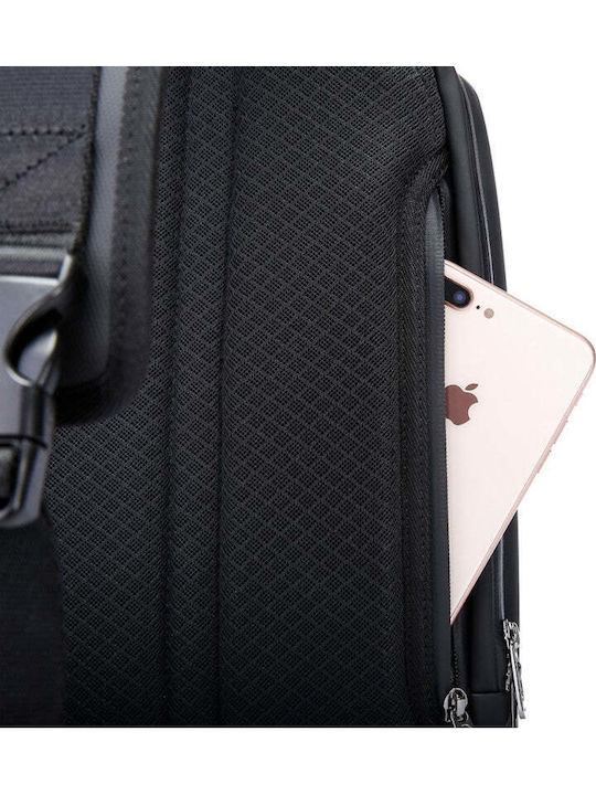Herren Schulter / Crossbody Tasche Grau