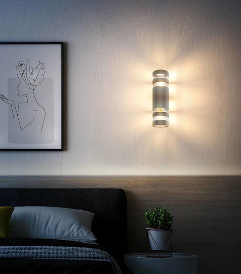 Globo Lighting Διπλό Σποτ με Ντουί E27 σε Γκρι Χρώμα