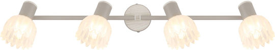 Globo Lighting Σποτ με 4 Φώτα και με Ντουί E14 σε Μπεζ Χρώμα