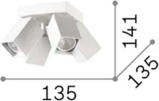 Ideal Lux Spot în Culoare Negru