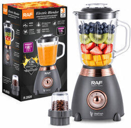 Raf Blender with Glass Jug 1.5 lt 450W Grey R.2820