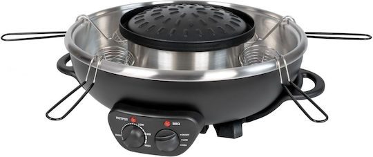 Unold Vas Pentru Fondue Electric Din Oțel Inoxidabil Gri 45x40x25cm