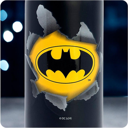 Quokka Solid Ανοξείδωτο Παιδικό Παγούρι Batman Θερμός Μαύρο 630ml