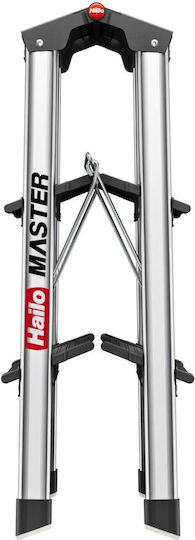 Hailo Aluminium-Leiter mit 2x3 Stufen
