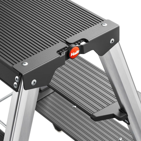 Hailo Aluminium-Leiter mit 2x3 Stufen