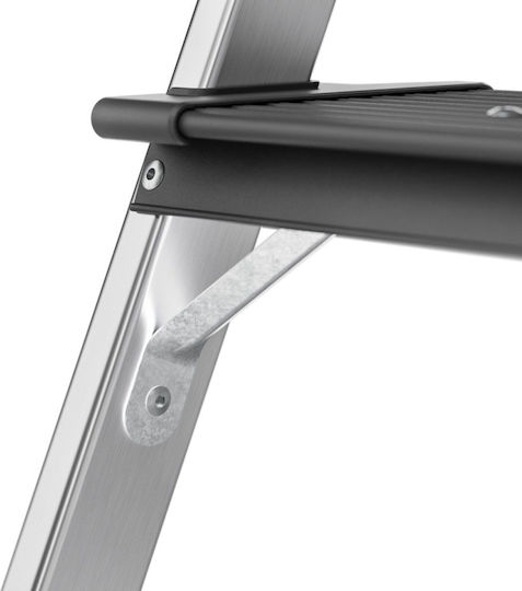 Hailo Aluminium-Leiter mit 2x3 Stufen