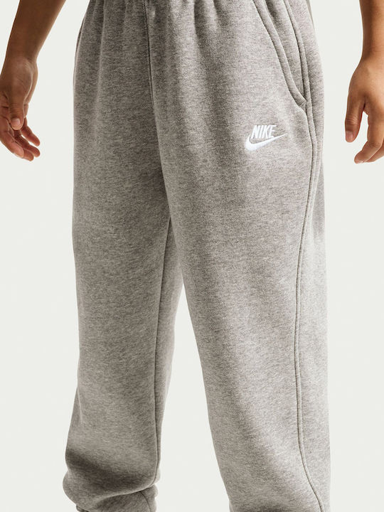 Sportswear Club Детско долнище на анцуг Сив