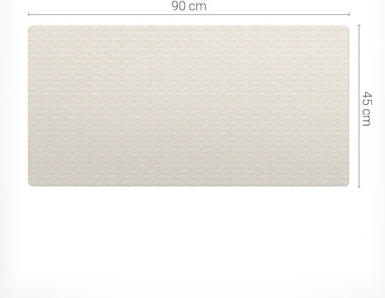Dekorative Tischdecke Geometrischer Druck Premium Design Fischgrät 90x45 cm