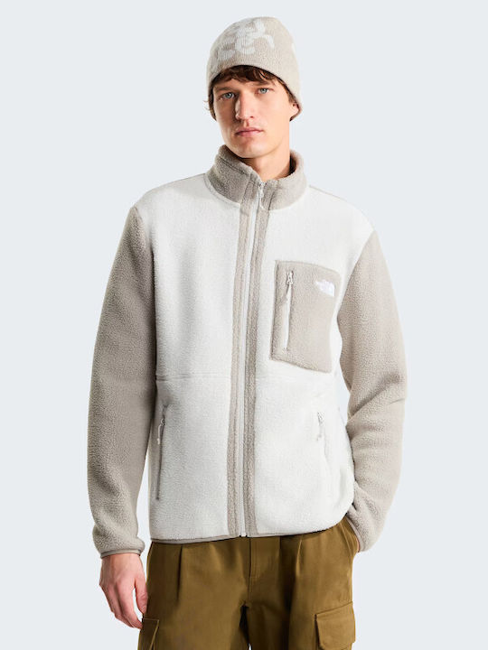 Yumiori Full Men's Fleece Jacket Beige
