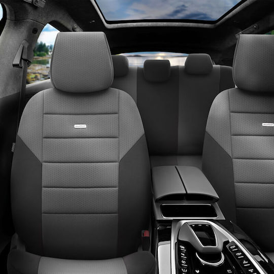 Car Seat Covers Otom One Design Universal Cotton Fabric Rachel Set Front Rear 10 Pieces Black One-101