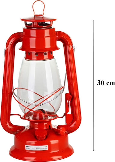 SGTT Lampă de Petrol pentru Camping (Ambalaj cu Butelie) Roșu
