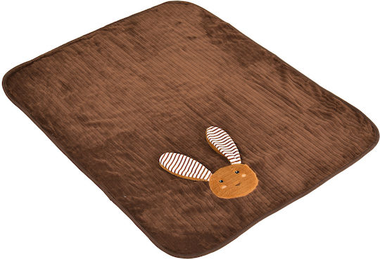 Cangaroo Одеяло за гушкане и люлка Кафяво 90x75см.