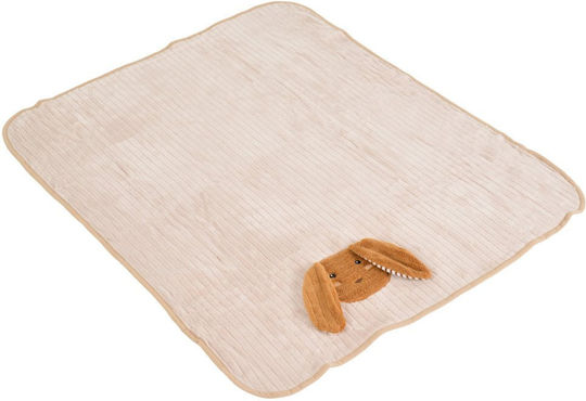 Cangaroo Nursery Swaddling Blanket Ecru 90x75cm