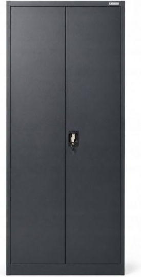 Δίφυλλη Ντουλάπα Iron Mate Saturn Μεταλλική 185x90x45εκ.