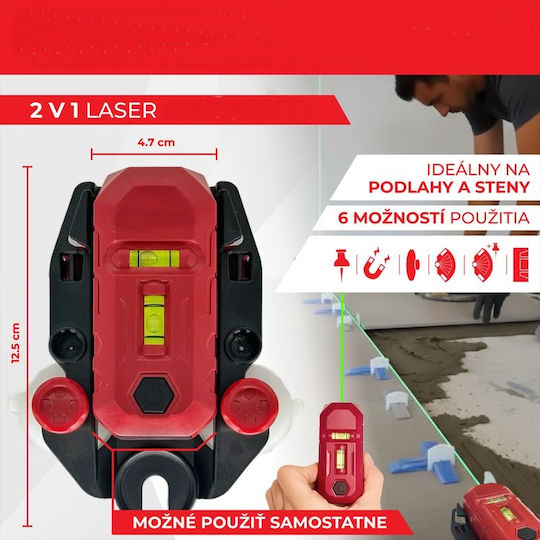 SGTT Nivela Laser Liniară Cu Fascicul Verde 3.7V Cu Distanță De Lucru 20m