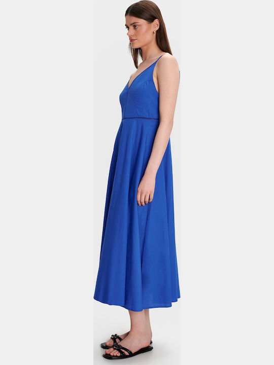 Summer Midi Dress Sky Blue
