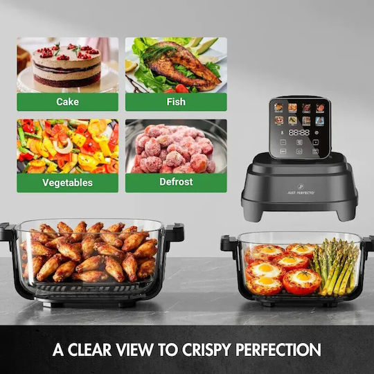Just Perfecto Air Fryer 4lt Black