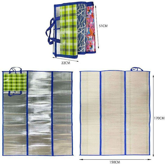 Beach Mat 150x170cm Bamboo Beach Mat