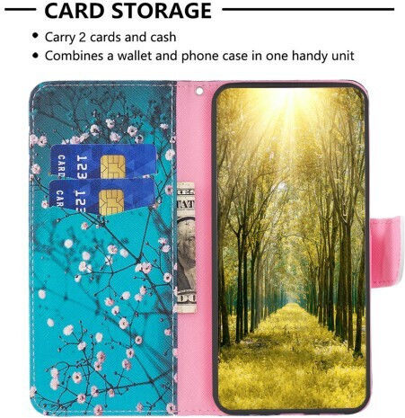 Wallet Piele Albastru (TCL 40 NXTPAPER 4G - TCL 40 NXTPAPER)