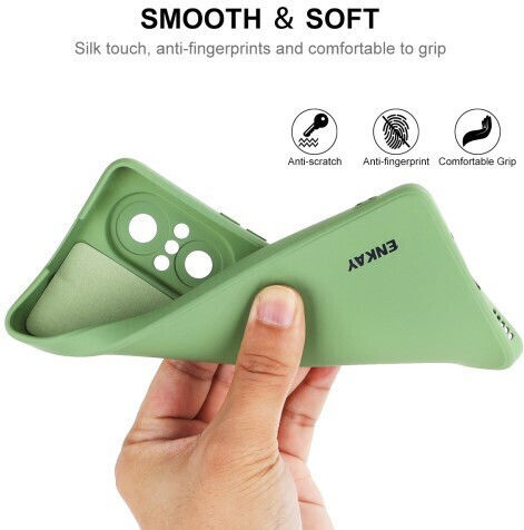 Enkay Hat Prince Back Cover Σιλικόνης Πράσινο (Huawei Nova 9 SE / Honor 50)