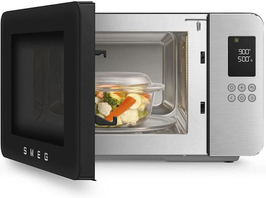 Smeg Collezione Микровълнова фурна с грил 29 л Черна