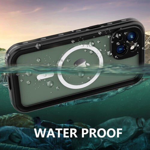 Redpepper Dot+ 360 Full Cover Plastic Waterproof Black (iPhone 14 Plus)