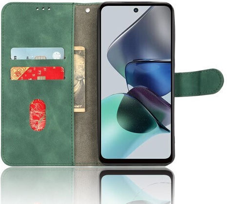 Wallet Leather Green (Moto G23)