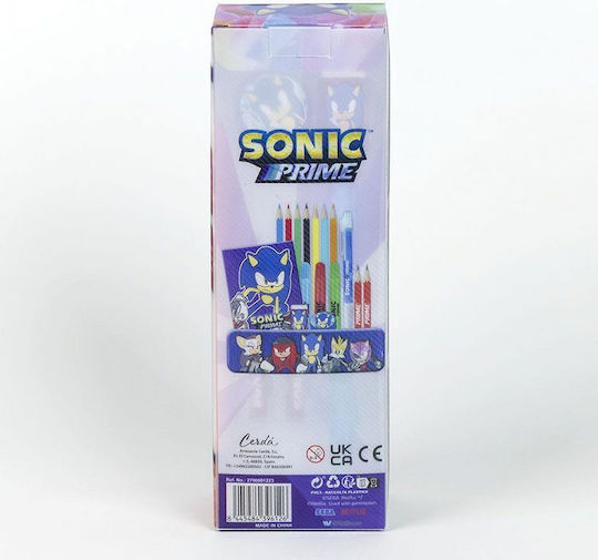 Cerda Sonic Prime Σετ Ζωγραφικής 16τμχ