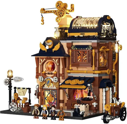 Lumibricks Cuburi de construit Educative Steampunk Memory Magic Shop pentru 8+ Ani 1741 Piese