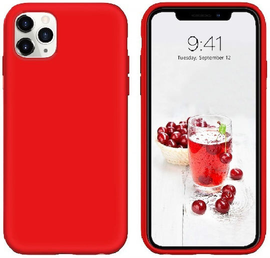 Hurtel Back Cover Silicon Roșu (iPhone 11 Pro Max)