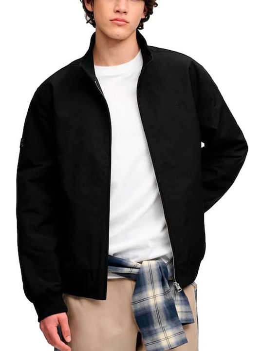 Superdry Harrington Μπουφάν Puffer Meteorite Black Superdry Harrington Μπουφάν Puffer Meteorite Black