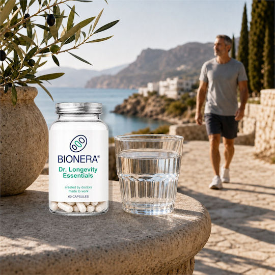 Bionera Dr. Longevity Essentials 25mg Συμπλήρωμα για την Ενίσχυση του Ανοσοποιητικού 60 κάψουλες