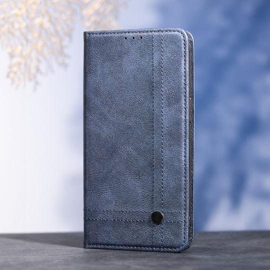Smart Book Silicone / Synthetic Leather Navy Blue (Redmi Note 15 Pro+ / Poco M8 Pro)