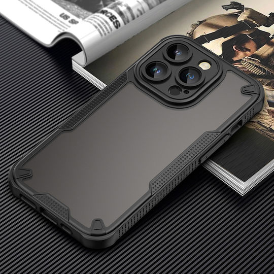 Defender Задна корица Силикон / Пластмаса 1.5мм Черен (iPhone Air)