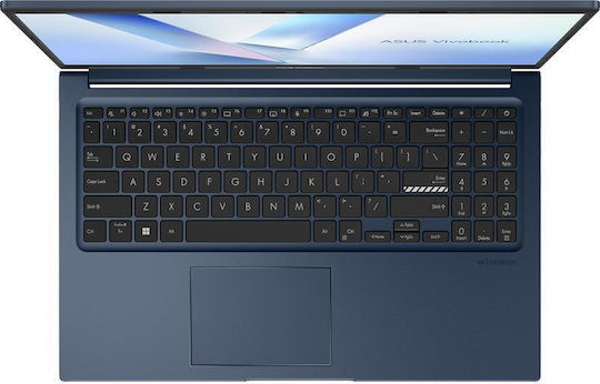 Asus Vivobook 15 X1504MA-BQ212 15.6" IPS FHD (Core 5-320/8GB/512GB SSD/Без ОС) Тихо синьо (US Клавиатура)