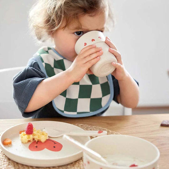 Laessig Baby Food Plate Red