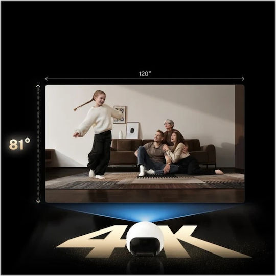 Enabot EBO Max FamilyBot IP Robot Companion Cameră Wi-Fi 4K cu Baterie și Comunicare Bidirecțională