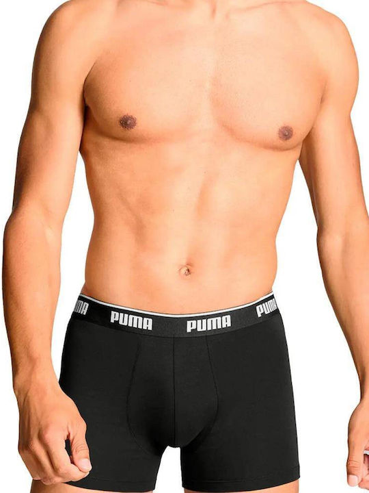 PUMA Everyday Basic Herren Boxershorts Forestgrün 3er Pack