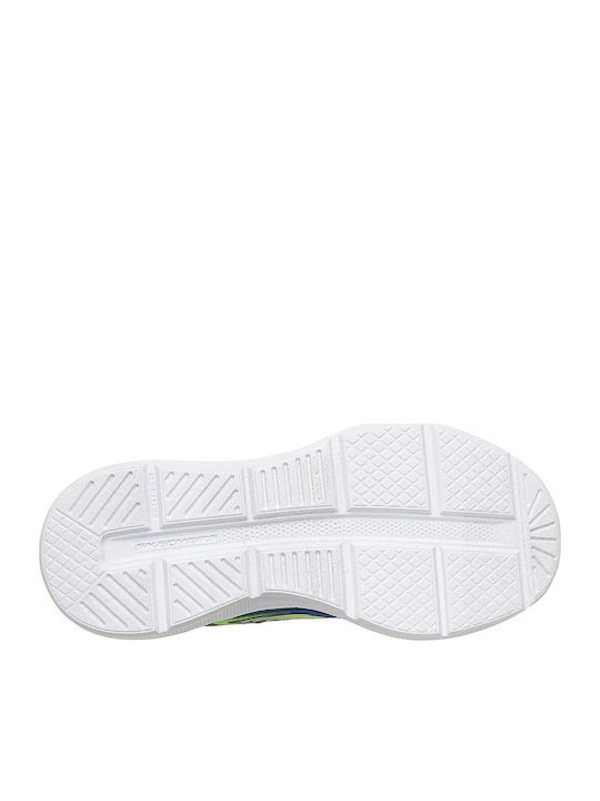 Microspec Kinder Sneaker mit Bügel- und Schleifenverschluss Blau