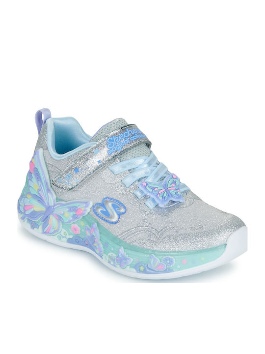 Skechers Παιδικά Sneakers Ασημί Skechers Παιδικά Sneakers Ασημί