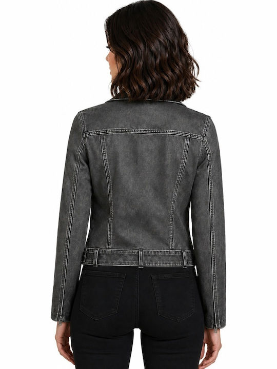 Γυναικείο Biker Jacket Grey