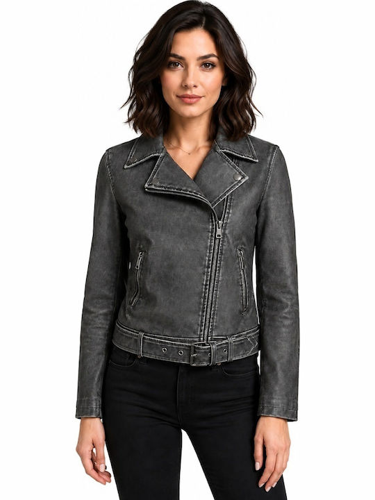 Γυναικείο Biker Jacket Grey