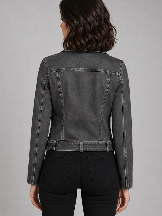 Γυναικείο Biker Jacket Grey